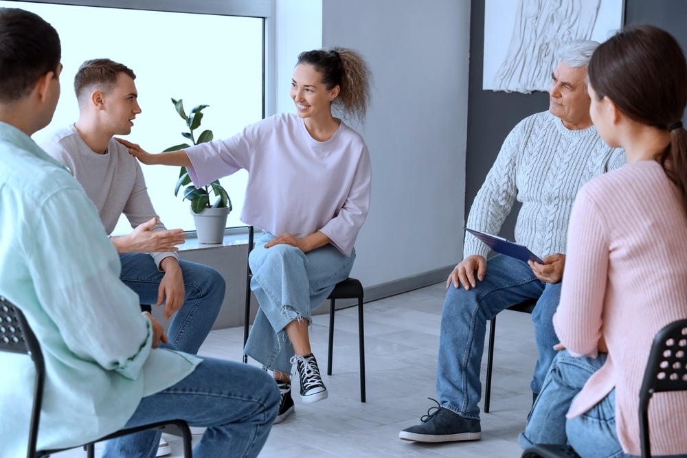 IOP group therapy session